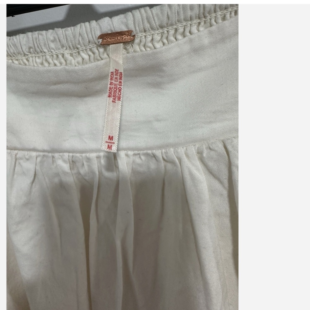 Free People Cream Embroidered Two-Piece Skirt Set - Picture 6 of 10